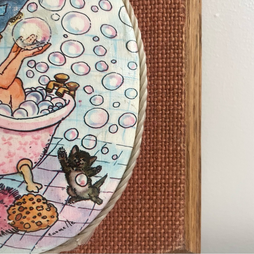 Childs room or bathroom wall decor 1980s